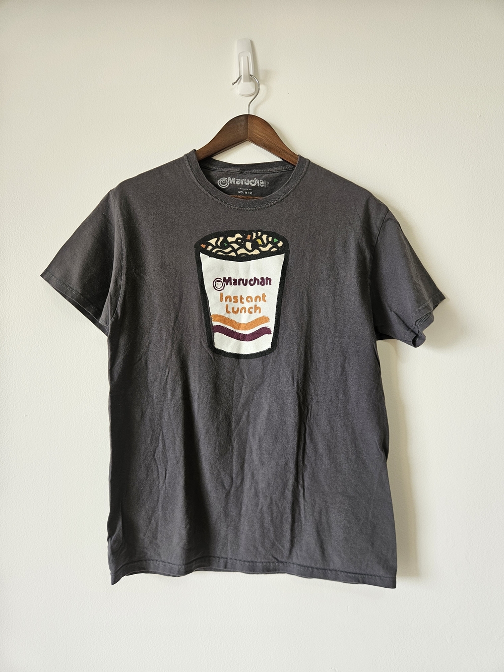 Maruchan Charcoal Graphic 'Instant Lunch' Tee